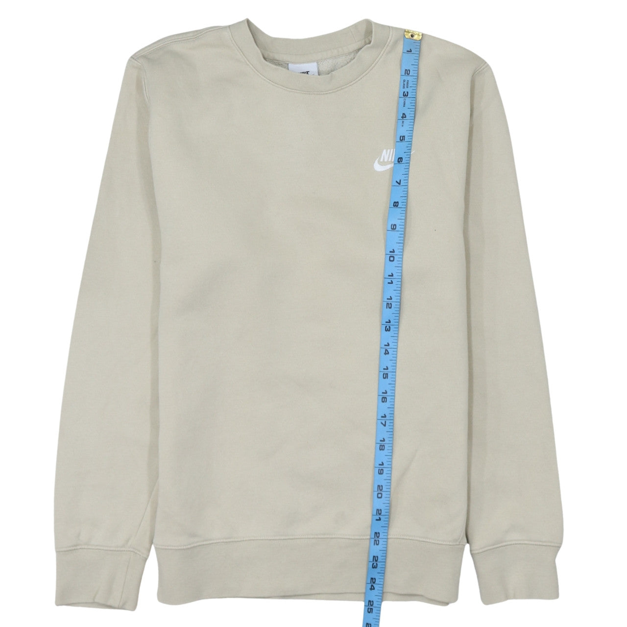 Nike Men's Beige XS Pullover Crew Neck Sweatshirt
