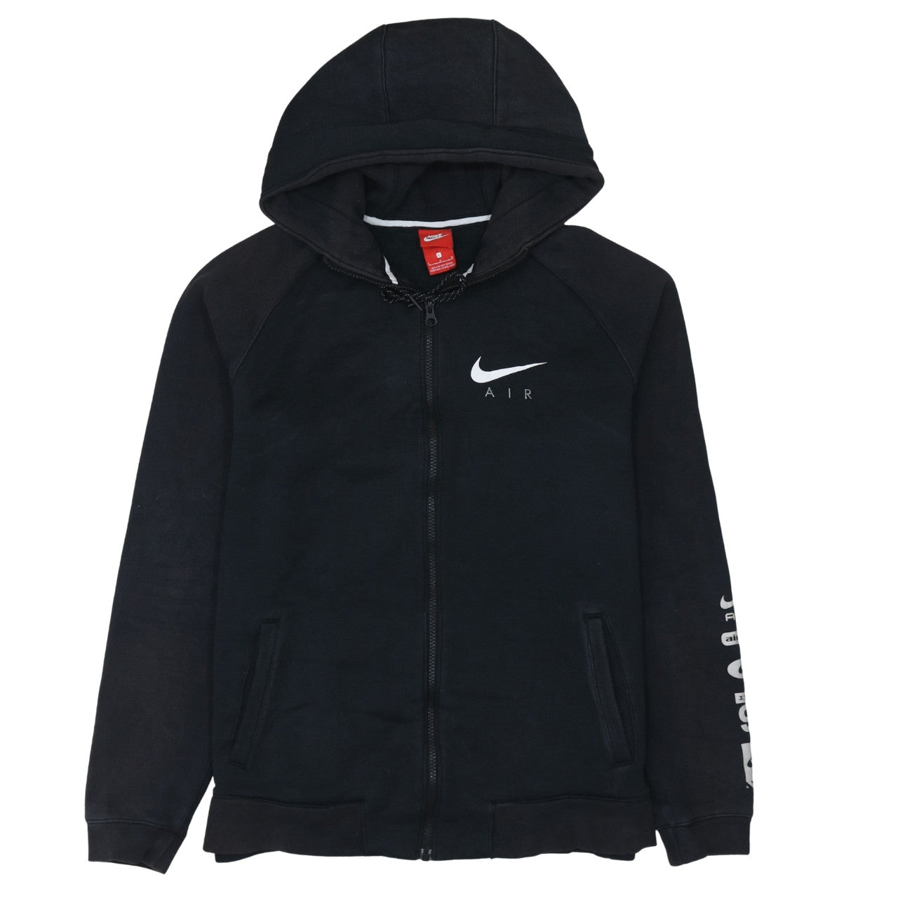 Nike Men's Black Air Full Zip Hoodie L Sportswear