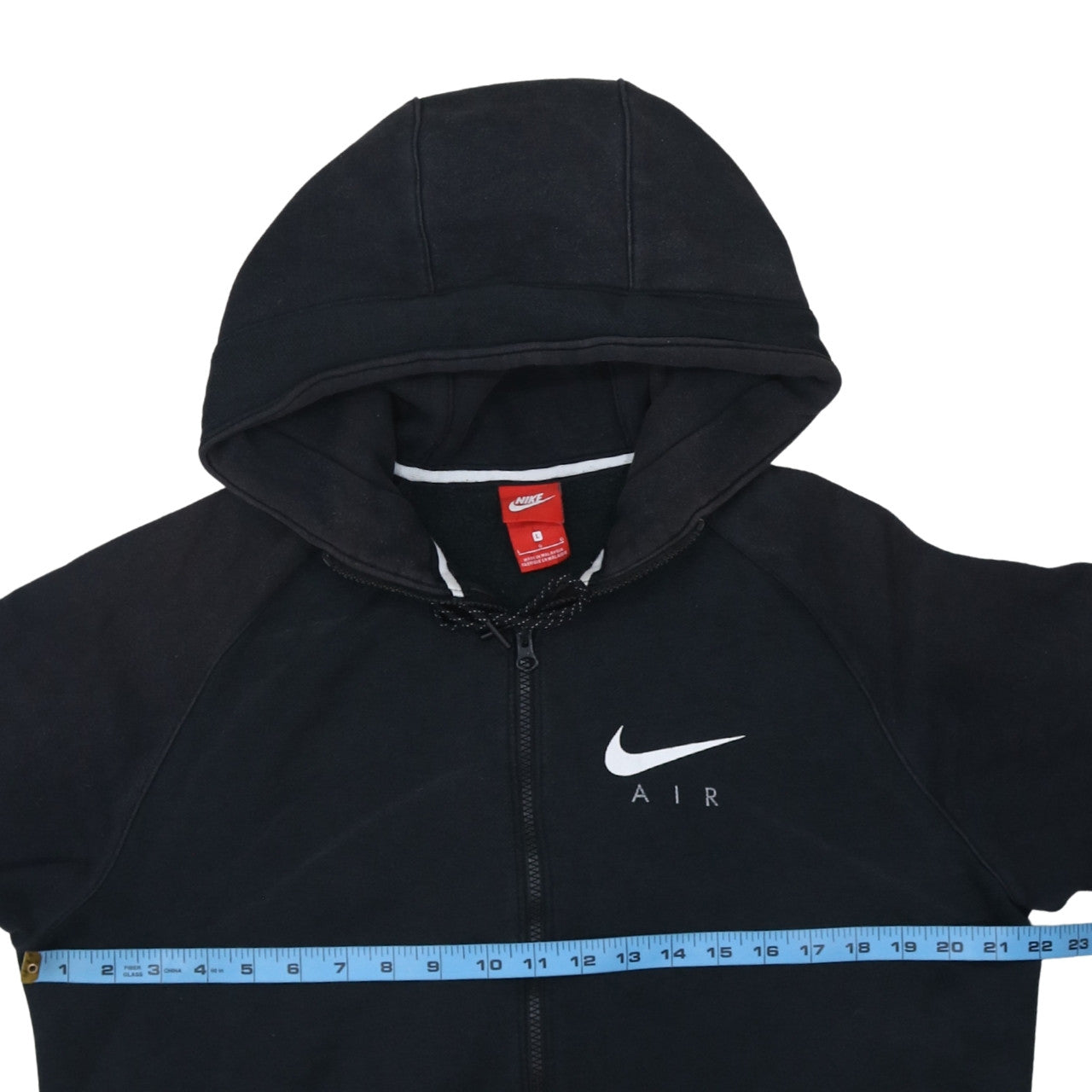 Nike Men's Black Air Full Zip Hoodie L Sportswear