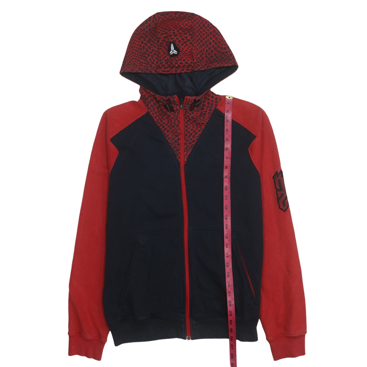 Nike Men's Red & Black Full Zip Hoodie Size M Sportswear