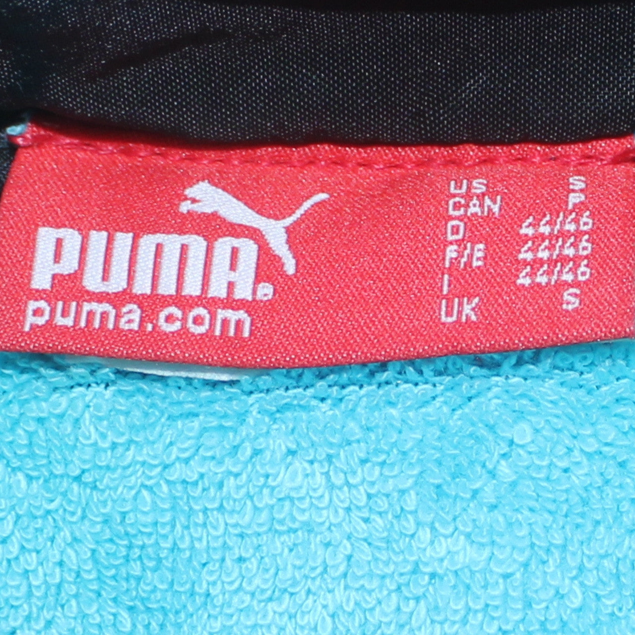 Puma Men's Black Hooded Windbreaker Jacket Size S Lightweight