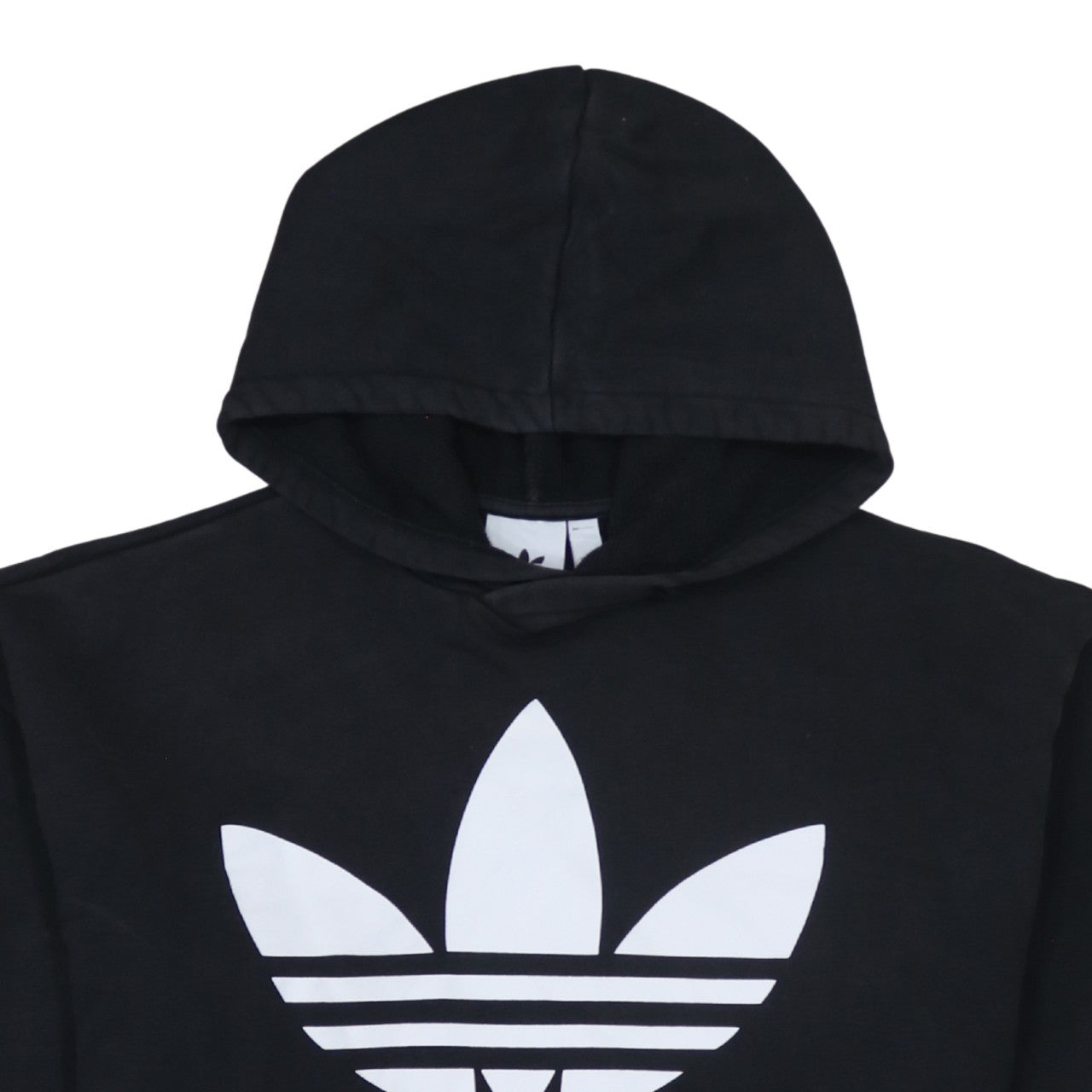 Adidas Men's Black XS Pullover Hoodie with Large Logo