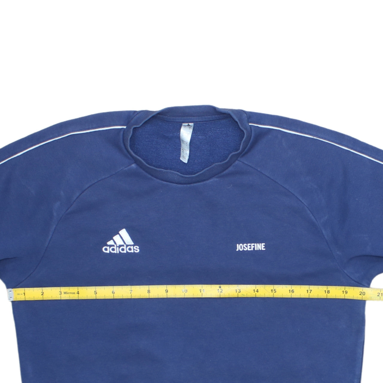 Adidas Men's Blue Crew Neck Sports Sweatshirt Size S