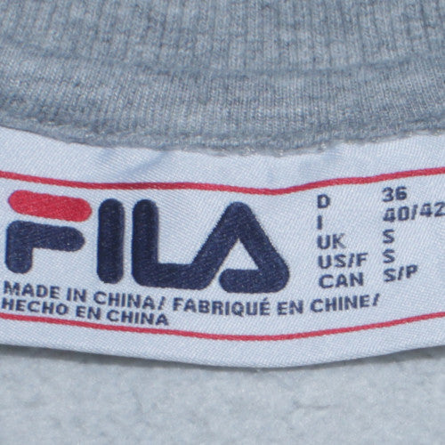 Fila Men's Grey Small Pullover Crew Neck Sweatshirt