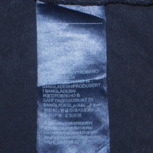 Tommy Hilfiger Men's Navy Blue Organic Cotton Crew Neck T-Shirt XL