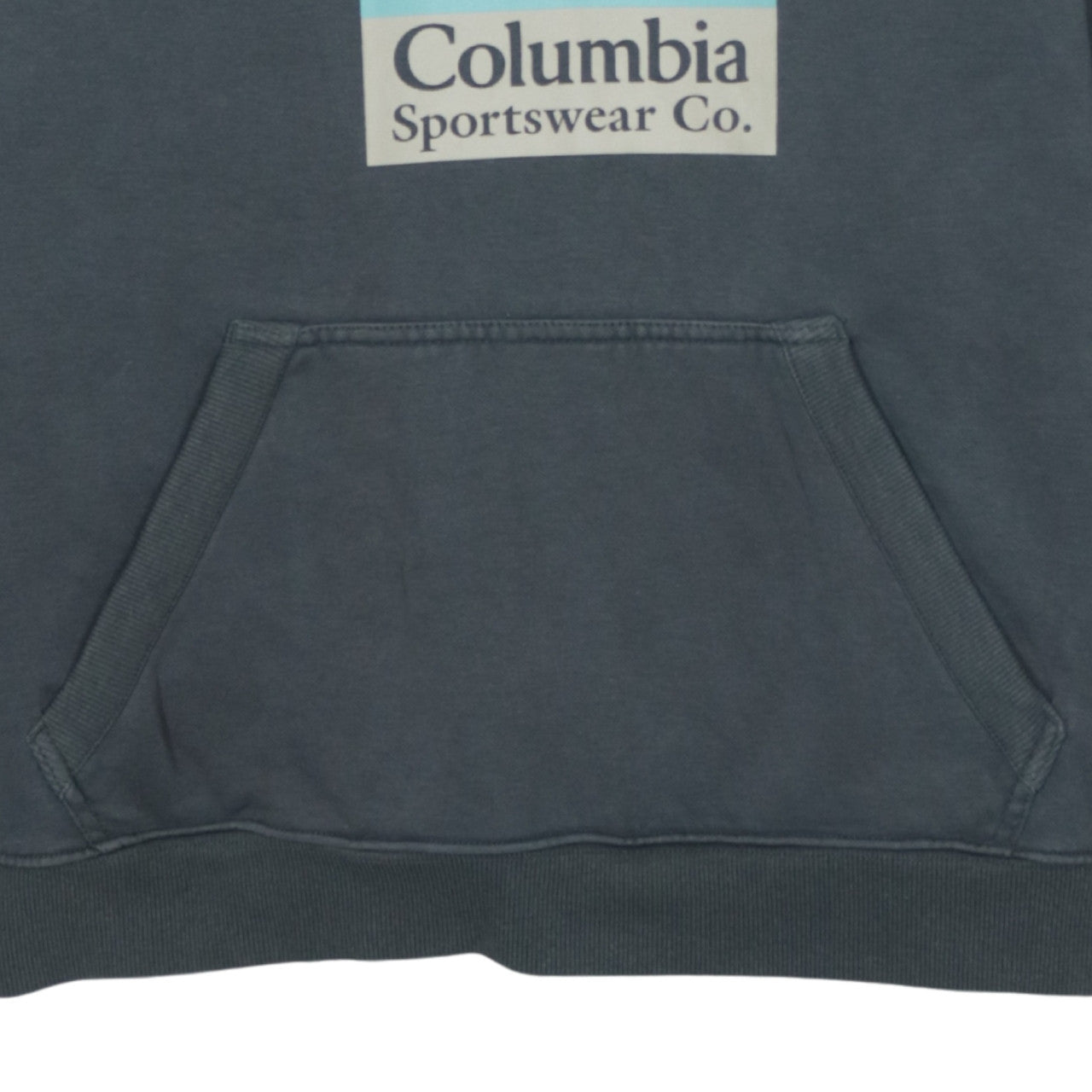 Columbia Men’s Grey Pullover Hoodie M Outdoor Fleece Sweatshirt