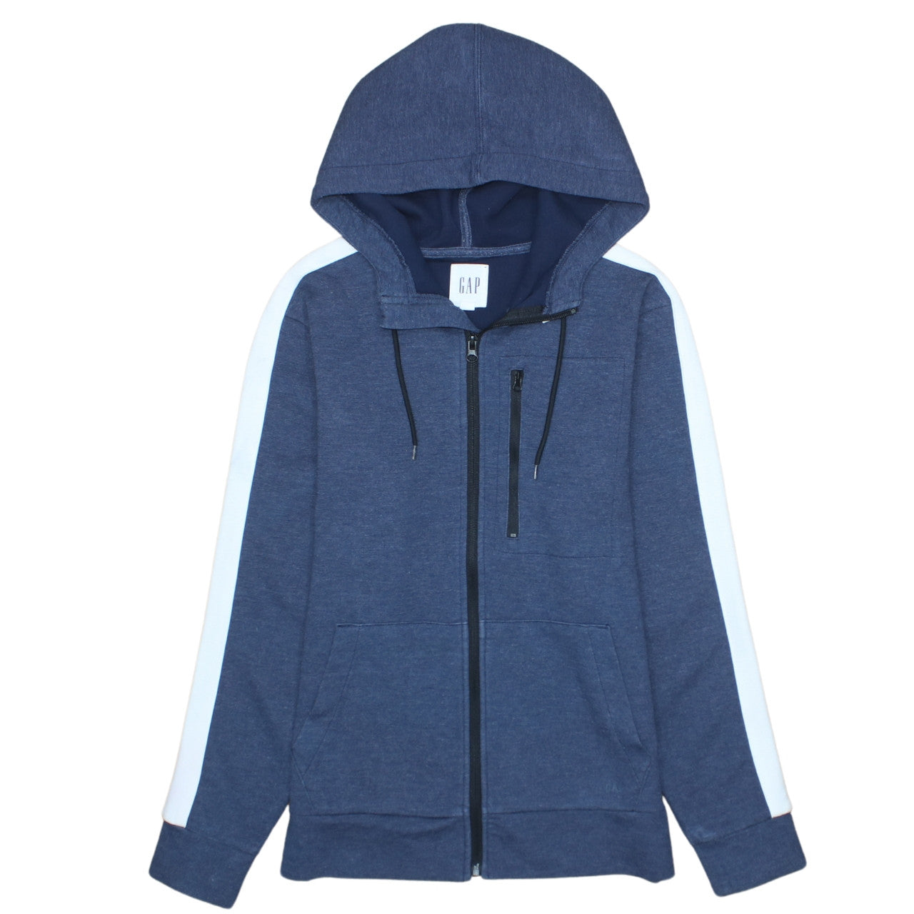 GAP Men's Blue Full Zip Hoodie Small Regular Fit