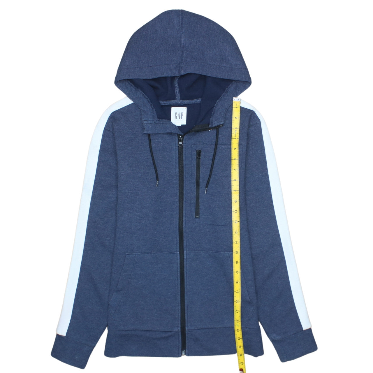 GAP Men's Blue Full Zip Hoodie Small Regular Fit