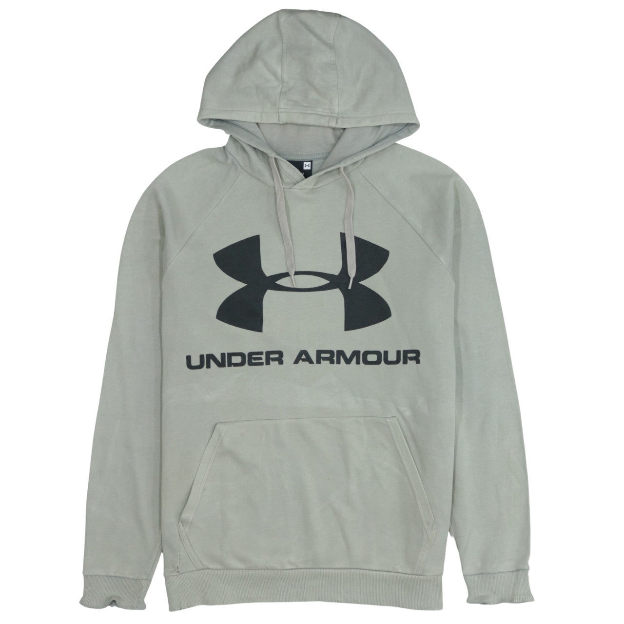 Under Armour Men's Grey Hoodie Pullover Medium Sports Logo Sweatshirt