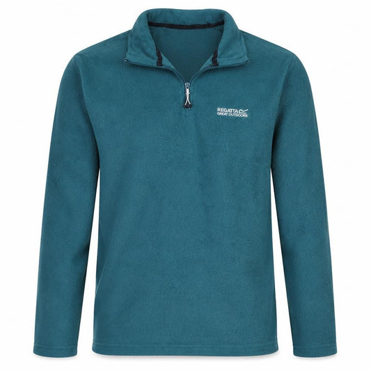 Regatta Men's Green Fleece Half Zip Outdoor Jumper Size S