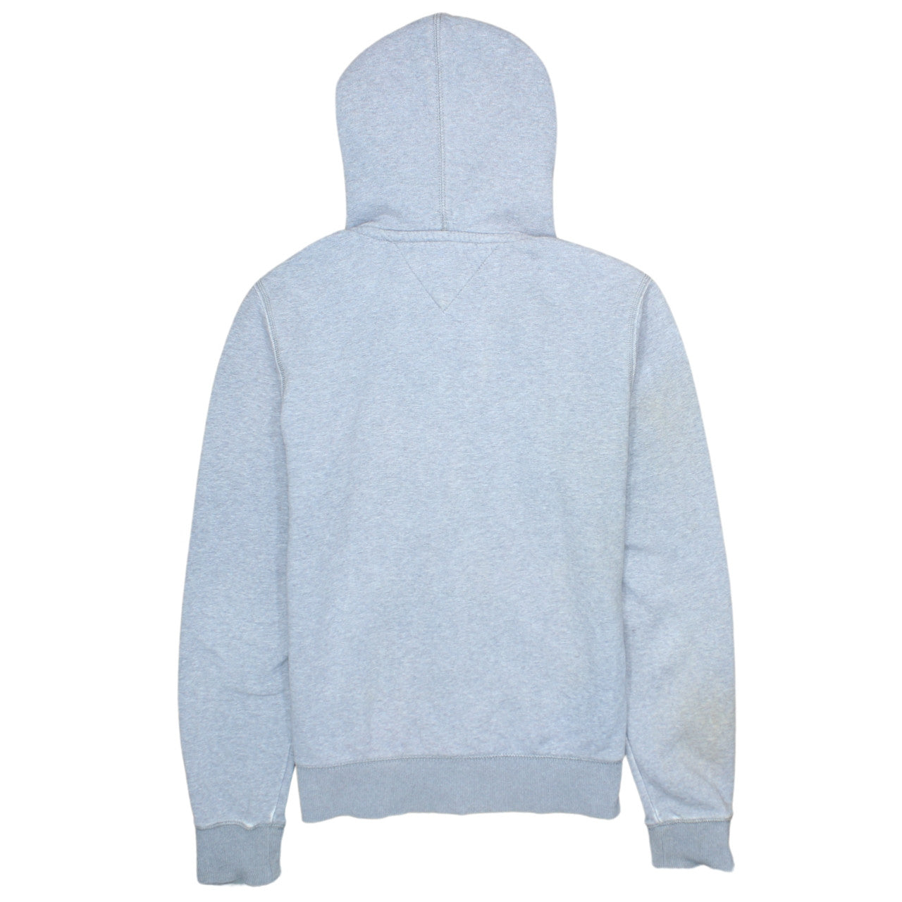 Tommy Hilfiger Men Grey Full Zip Logo Hoodie Size M