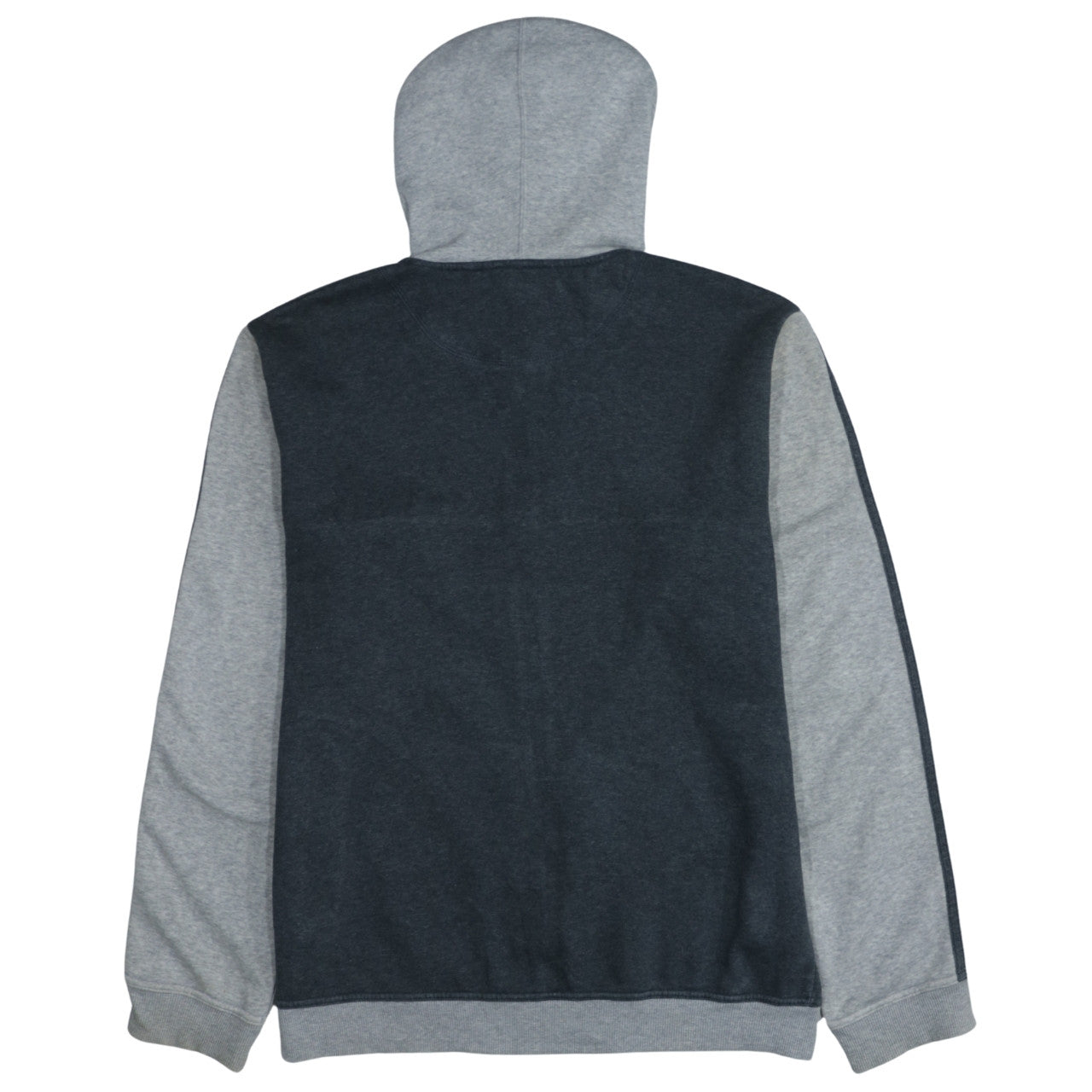 Adidas Mens Grey Full Zip Hoodie Size L Regular Fit Sportswear