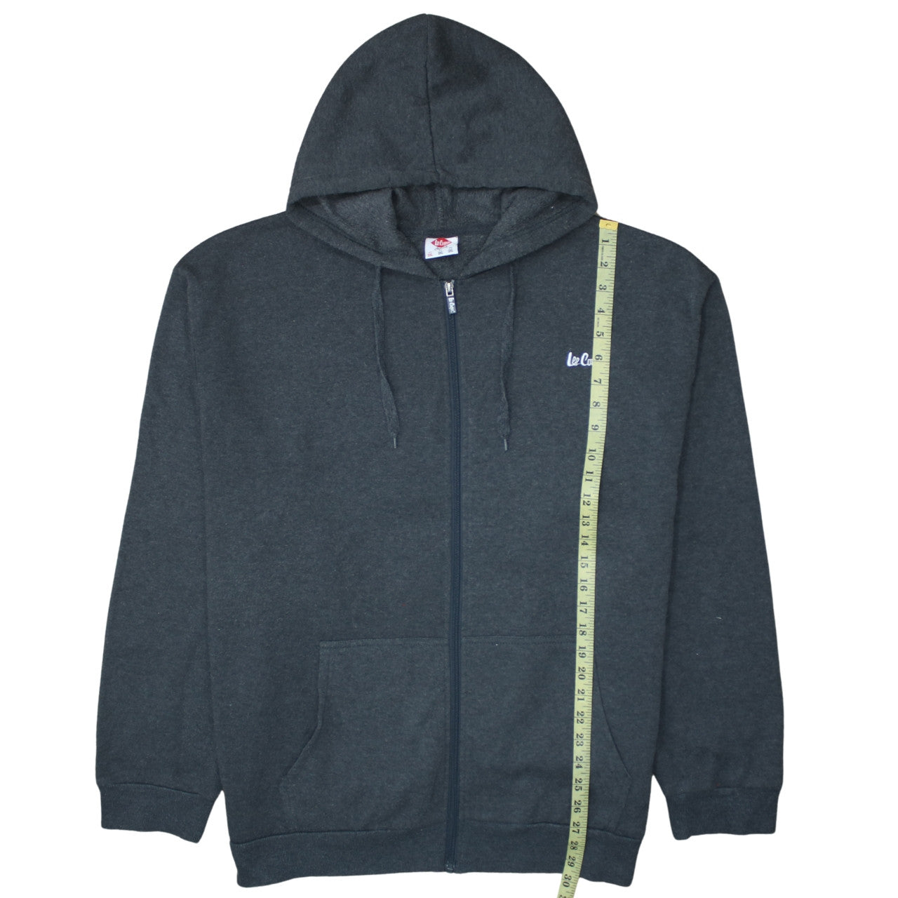 Lee Cooper Men's Grey 3XL Full Zip Hoodie Sweatshirt