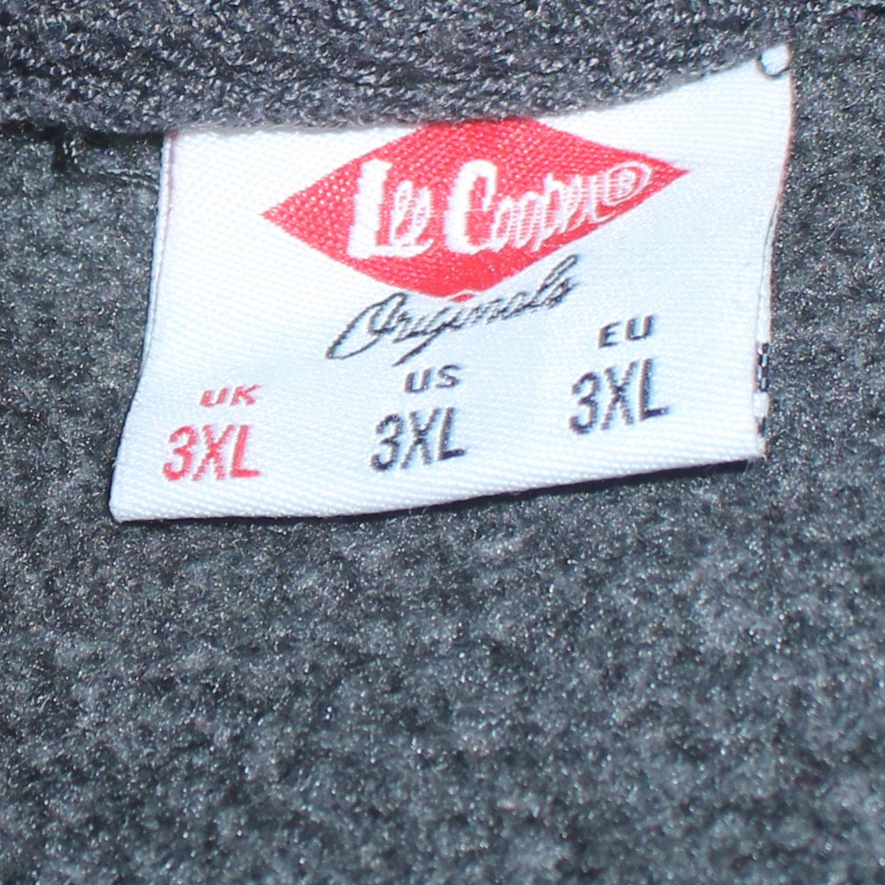 Lee Cooper Men's Grey 3XL Full Zip Hoodie Sweatshirt