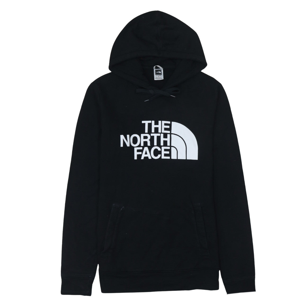 The North Face Men's Black Pullover Hoodie Small Logo Fleece