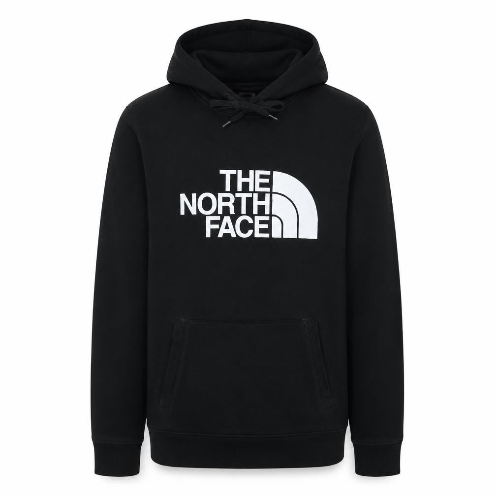 The North Face Men's Black Pullover Hoodie Small Logo Fleece