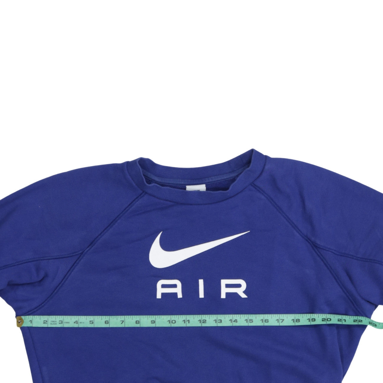 Nike Men's Blue Air Logo Crew Neck Pullover Sweatshirt Size S