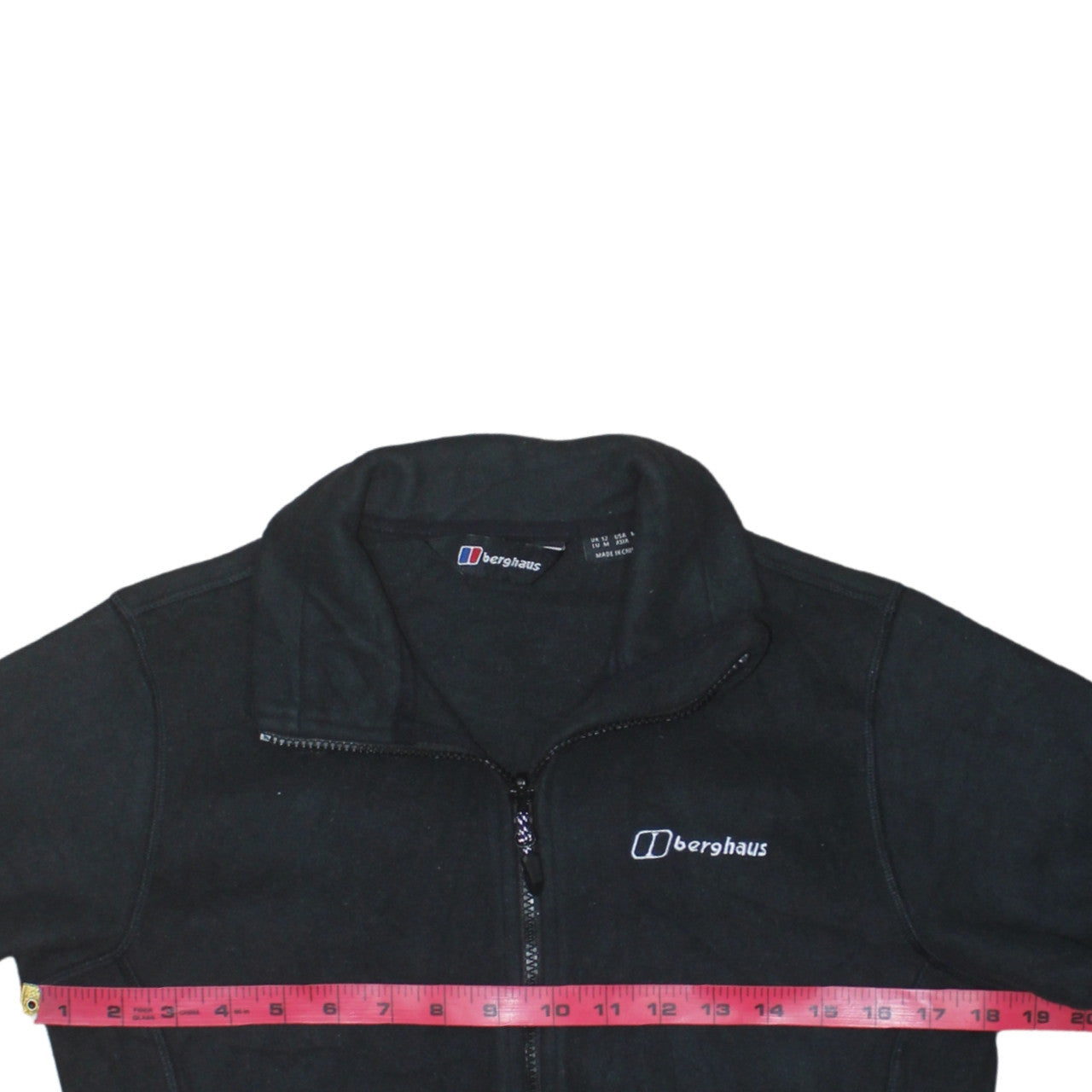 Berghaus Womens Black Fleece Full Zip Jacket Size 12