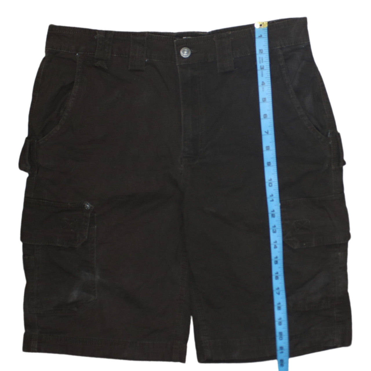 Old Mill Men's Black Cargo Shorts Cotton Casual Summer Wear Size L