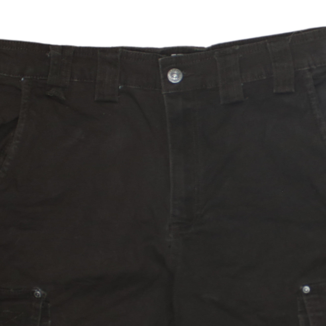 Old Mill Men's Black Cargo Shorts Cotton Casual Summer Wear Size L