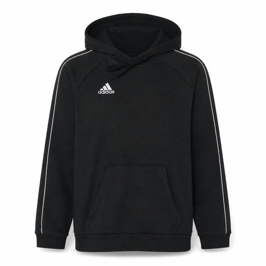 adidas Men's Black Pullover Hoodie M Sports Fleece Regular Fit