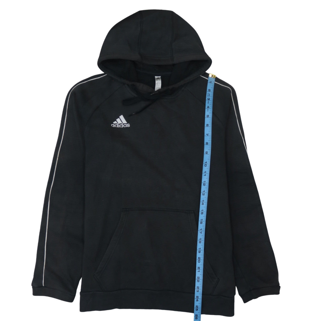 adidas Men's Black Pullover Hoodie M Sports Fleece Regular Fit