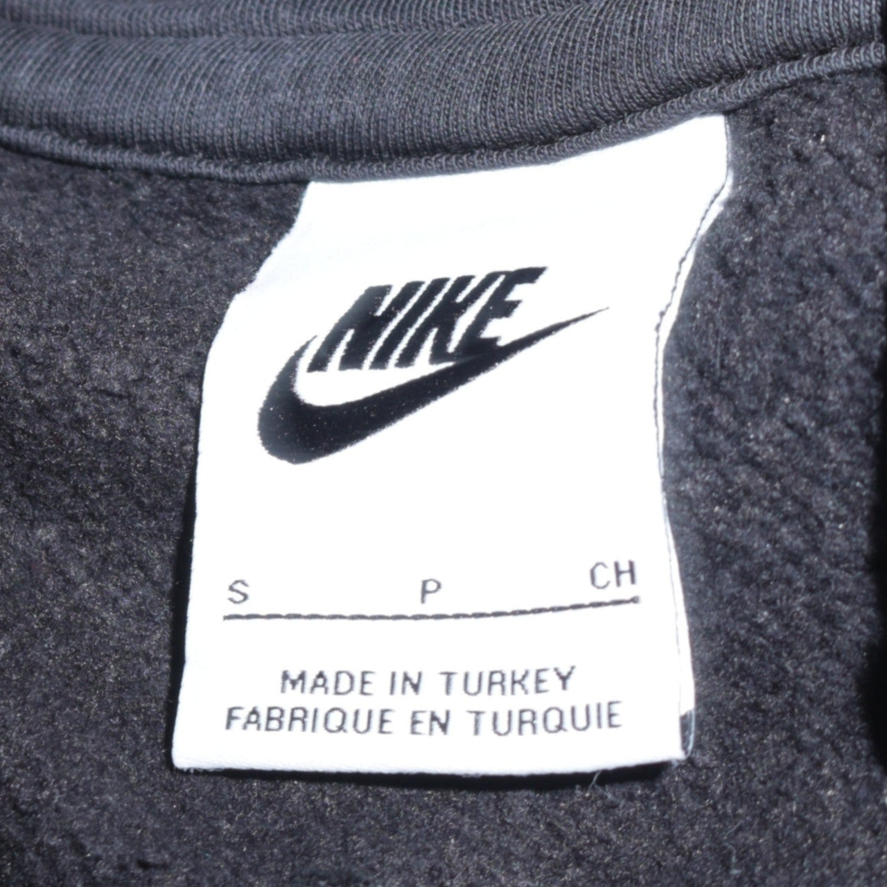 Nike Women's Black Gold Swoosh Pullover Hoodie Size S