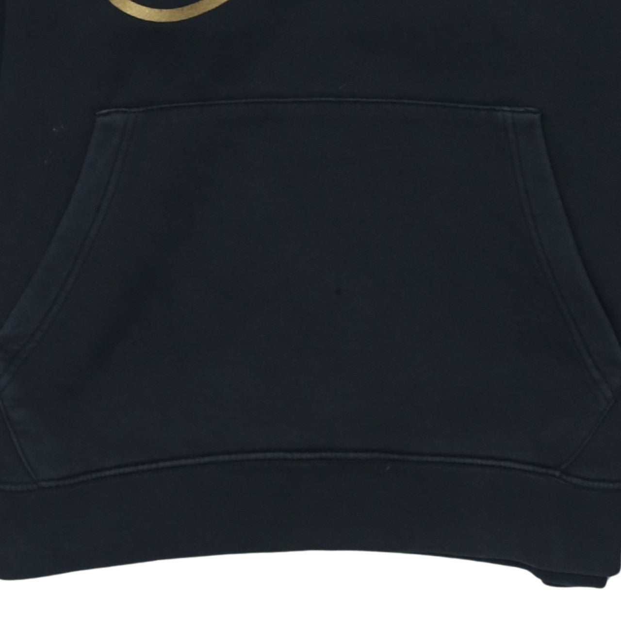Nike Women's Black Gold Swoosh Pullover Hoodie Size S