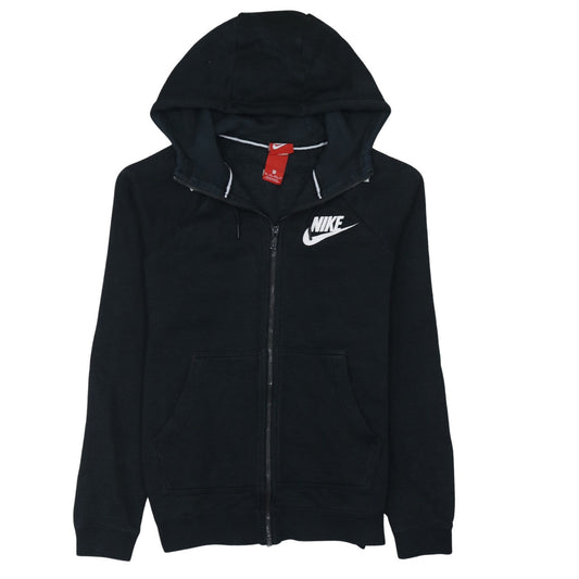 Nike Womens Black XS Full Zip Hooded Sweatshirt