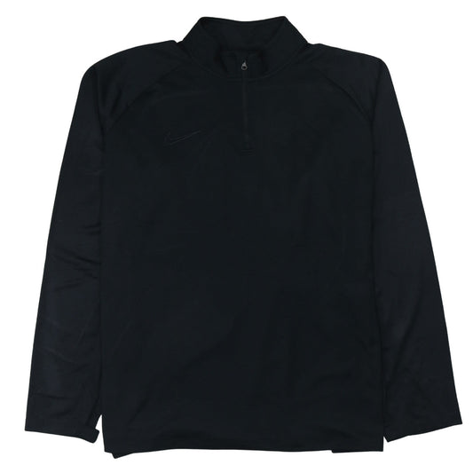 Nike Men's Black Dri-FIT 1/4 Zip Athletic Pullover Sweatshirt 2XL