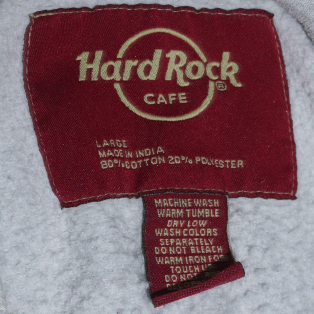 Hard Rock Cafe London Grey Women's Pullover Hoodie Size L