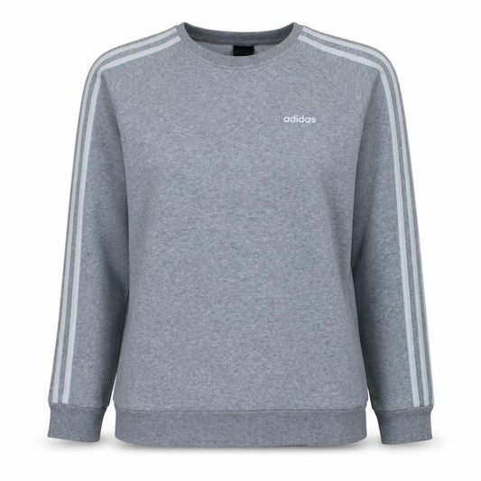 Adidas Womens Grey Crew Neck Sweatshirt M Long Sleeve Pullover