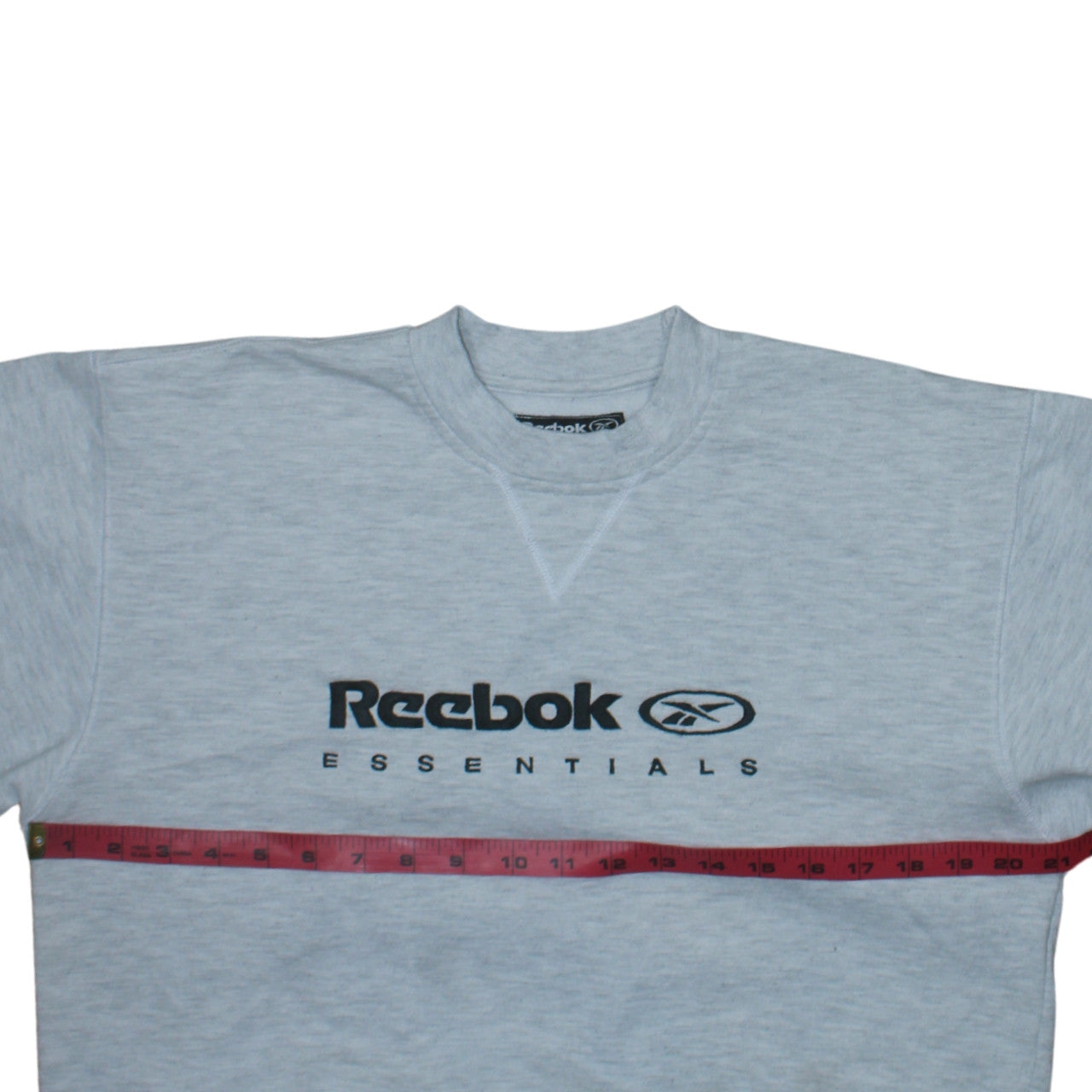 Reebok Essentials Womens Grey Size 10 Pullover Sweatshirt
