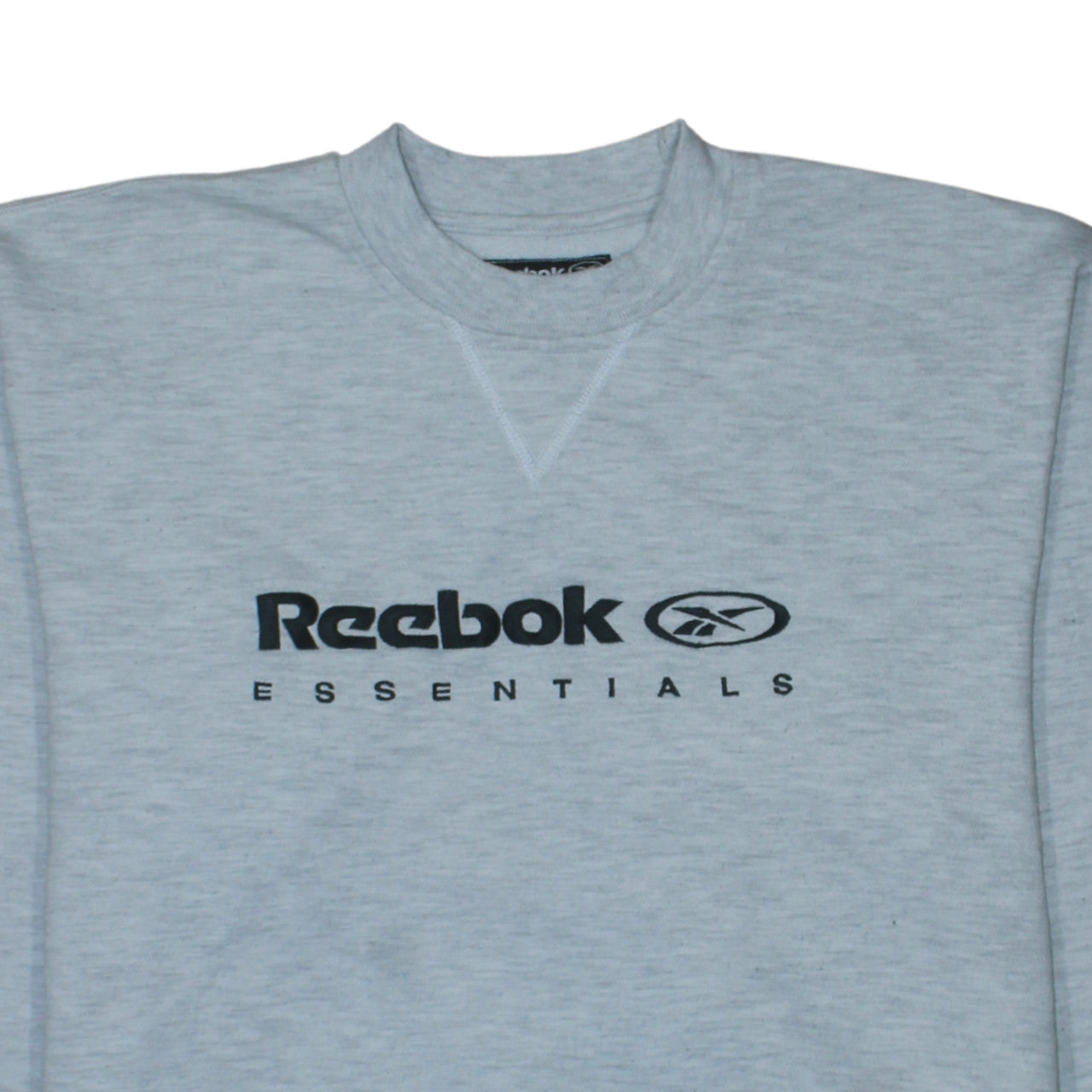 Reebok Essentials Womens Grey Size 10 Pullover Sweatshirt