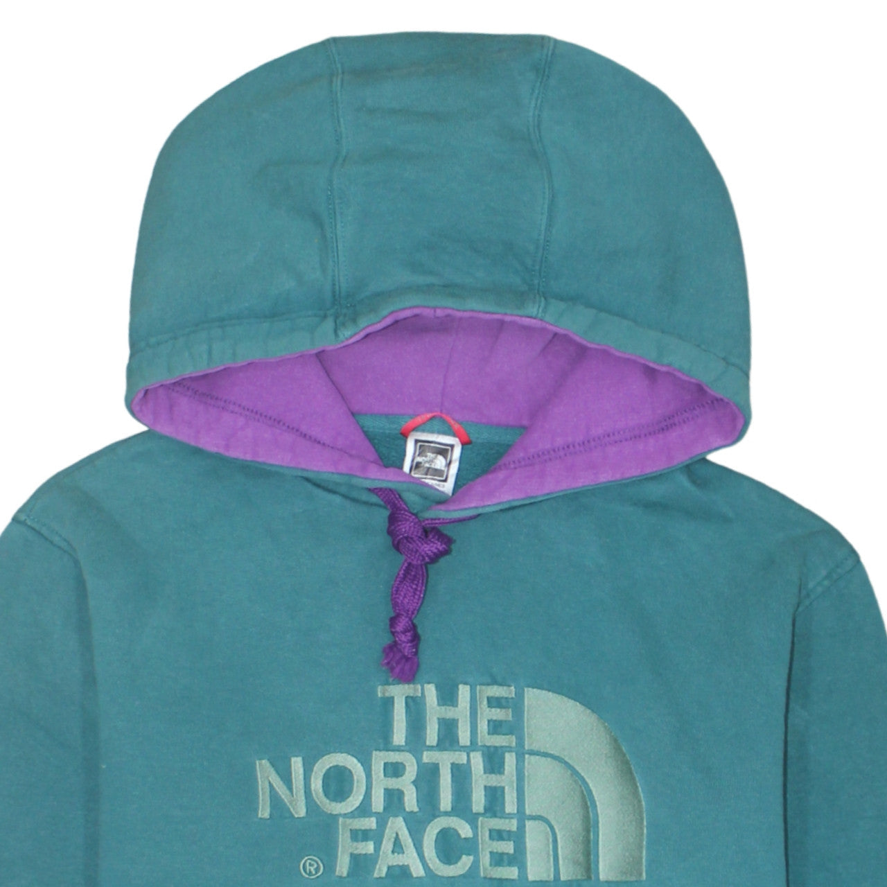 The North Face Men's Green Pullover Hoodie Size S Outdoor Cotton Sweatshirt