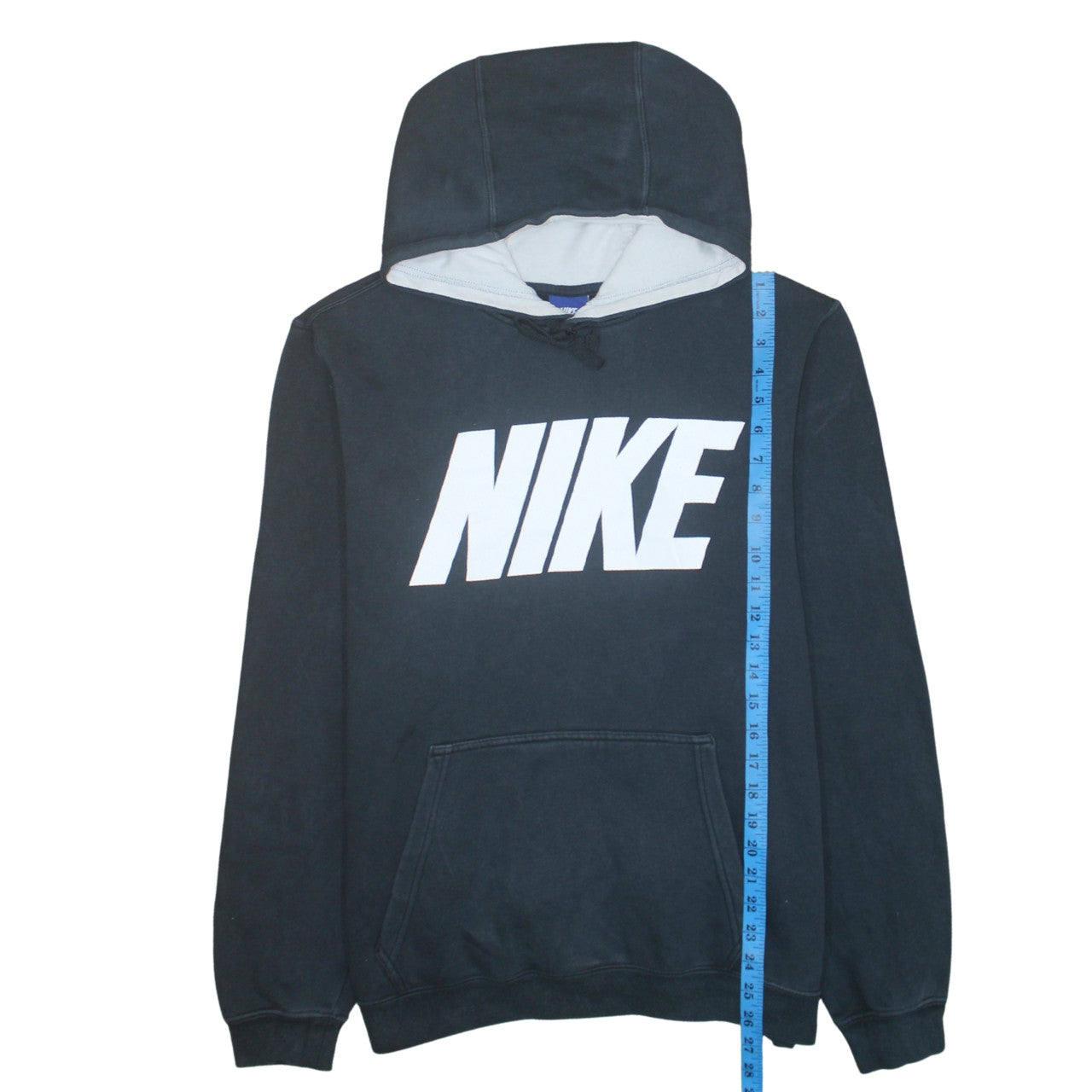 Nike Women Black Pullover Hoodie Medium 80 Cotton 20 Polyester Logo