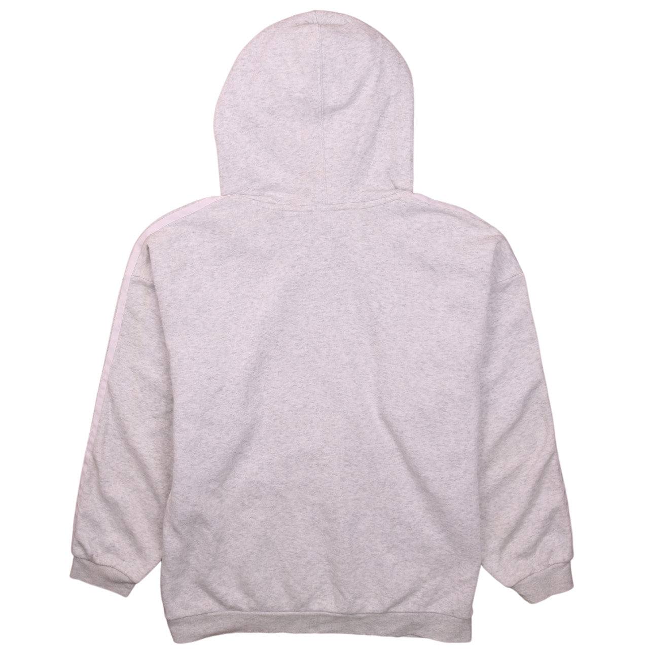 Adidas Womens Grey Pullover Hoodie Size 12 Cotton Blend Casual