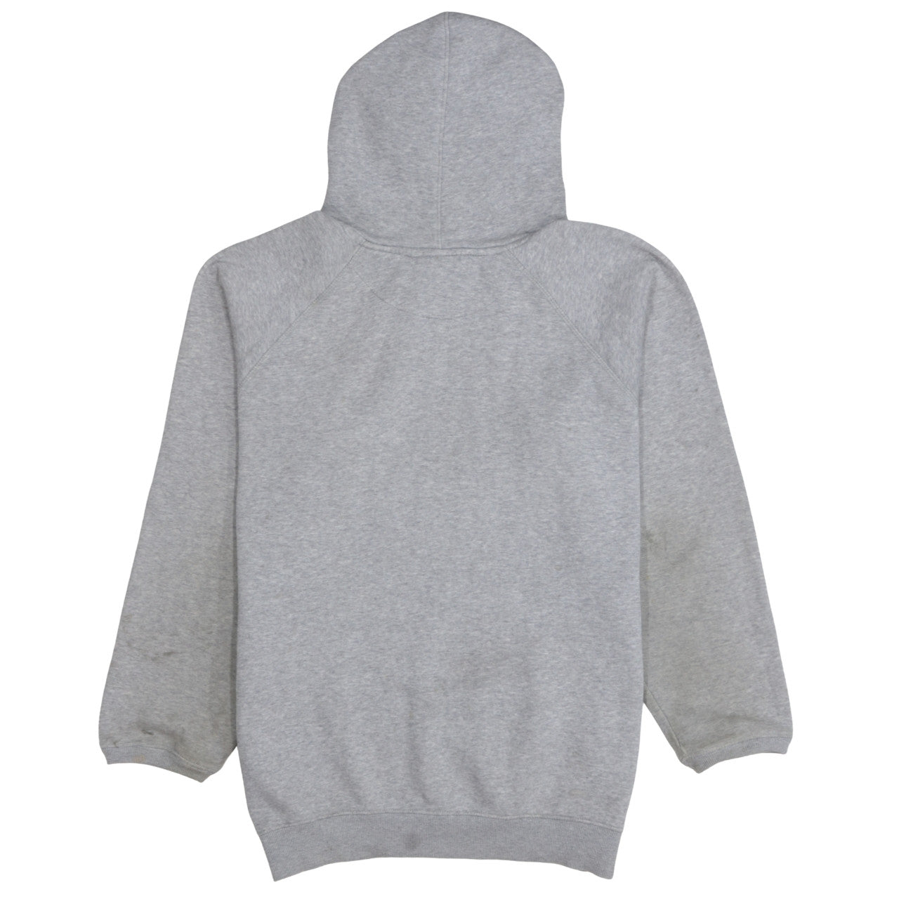 Adidas Men's Grey Pullover Hoodie L Trefoil Logo Sportswear