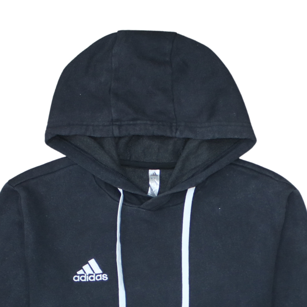 Adidas Men's Black Pullover Hoodie Size S Sports Fleece Sweatshirt