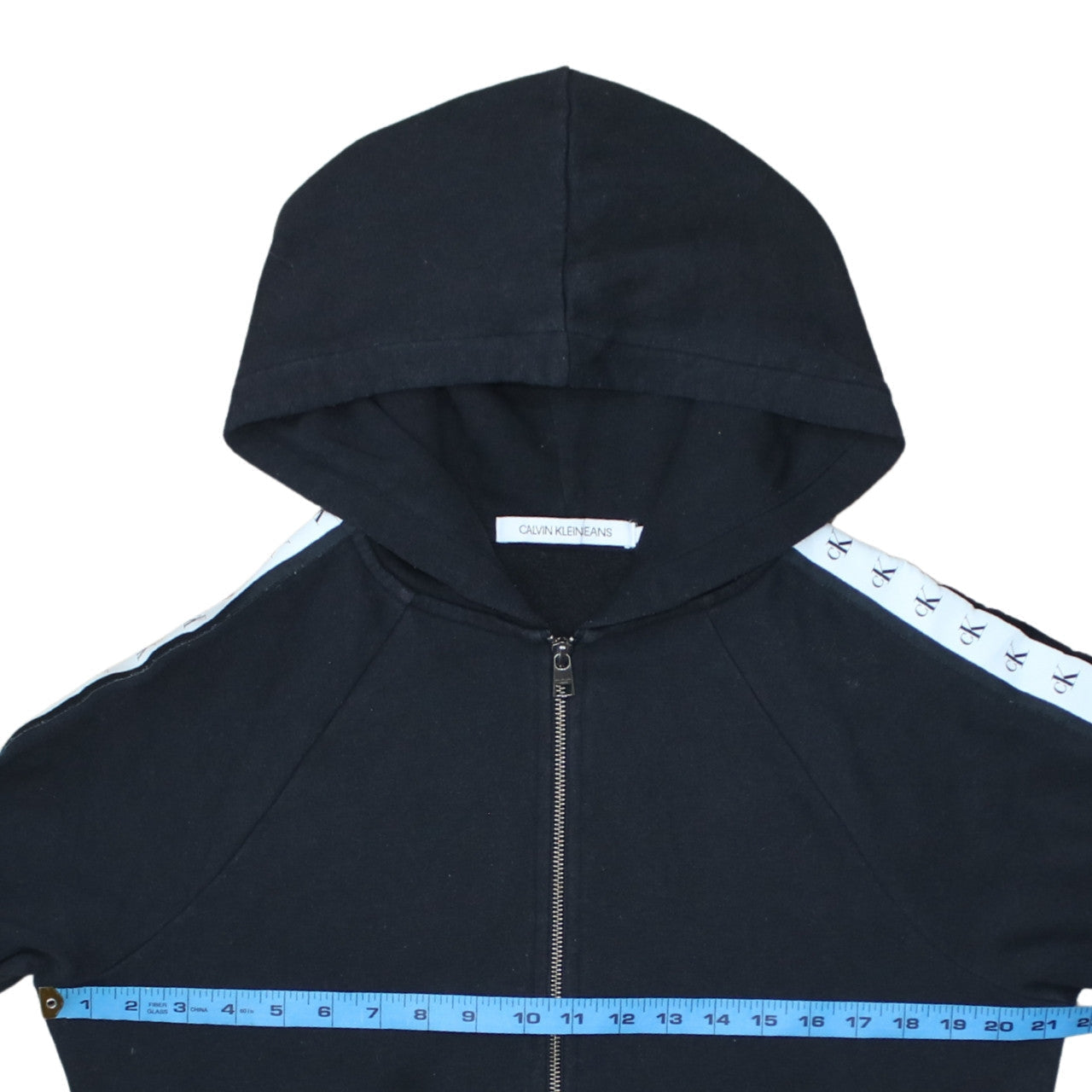 Calvin Klein Jeans Men's Black Full Zip Hoodie Size S
