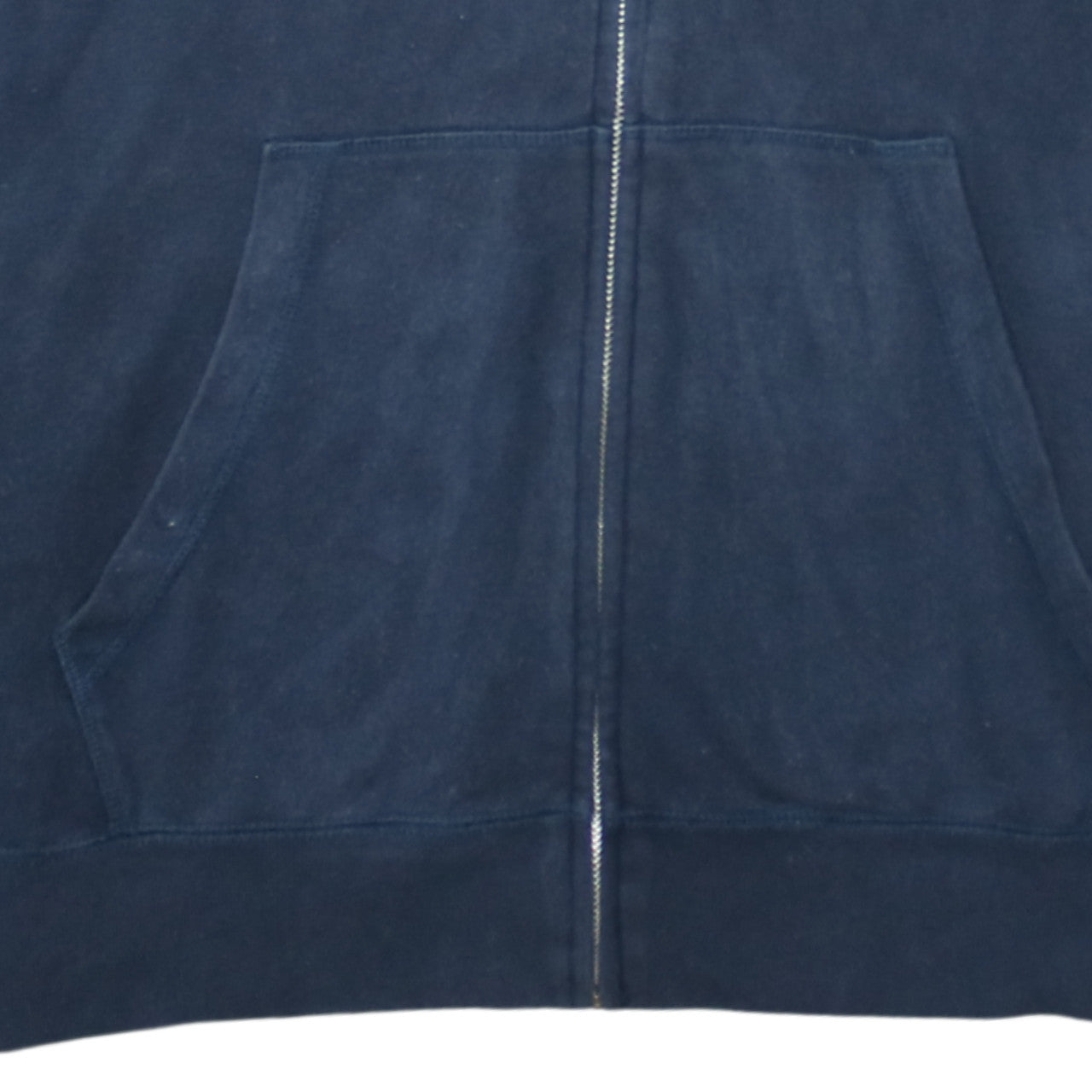 Champion Men's Blue XL Full Zip Hoodie with Logo Design