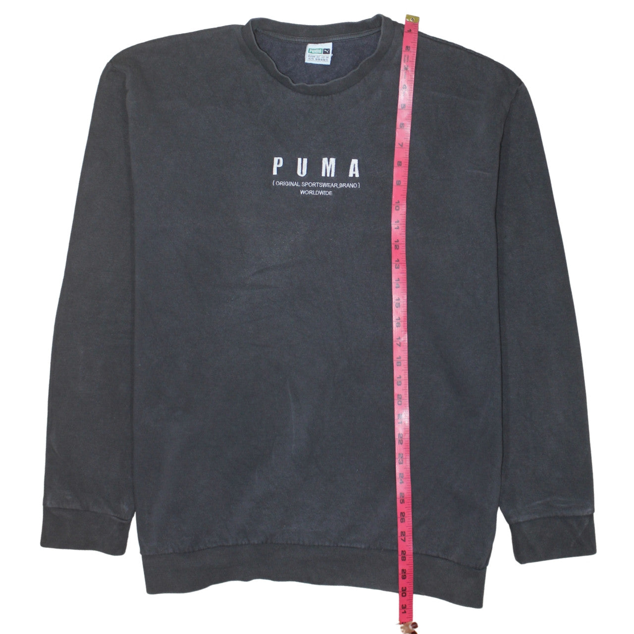 Puma Men's Black XL Pullover Sweatshirt Embroidered Logo