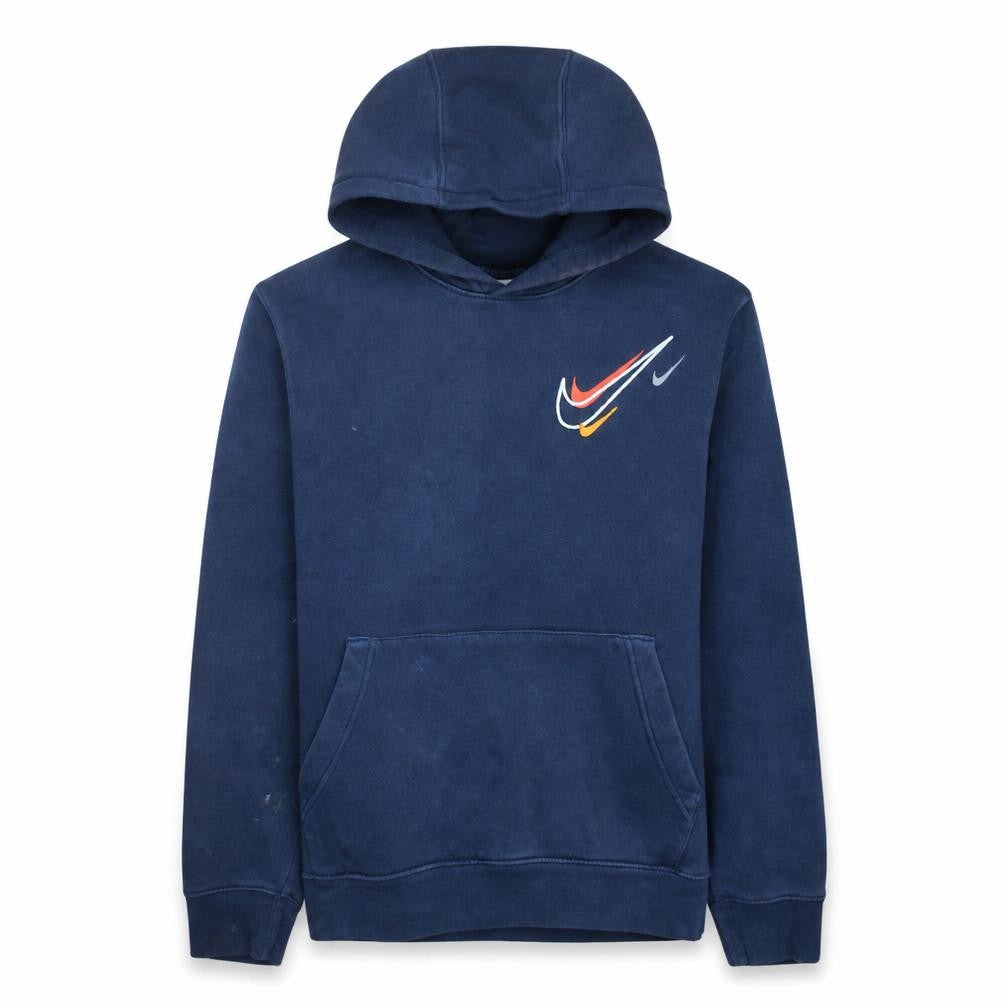 Nike Men's Blue Pullover Hoodie Small Regular Fit Fleece Sweatshirt
