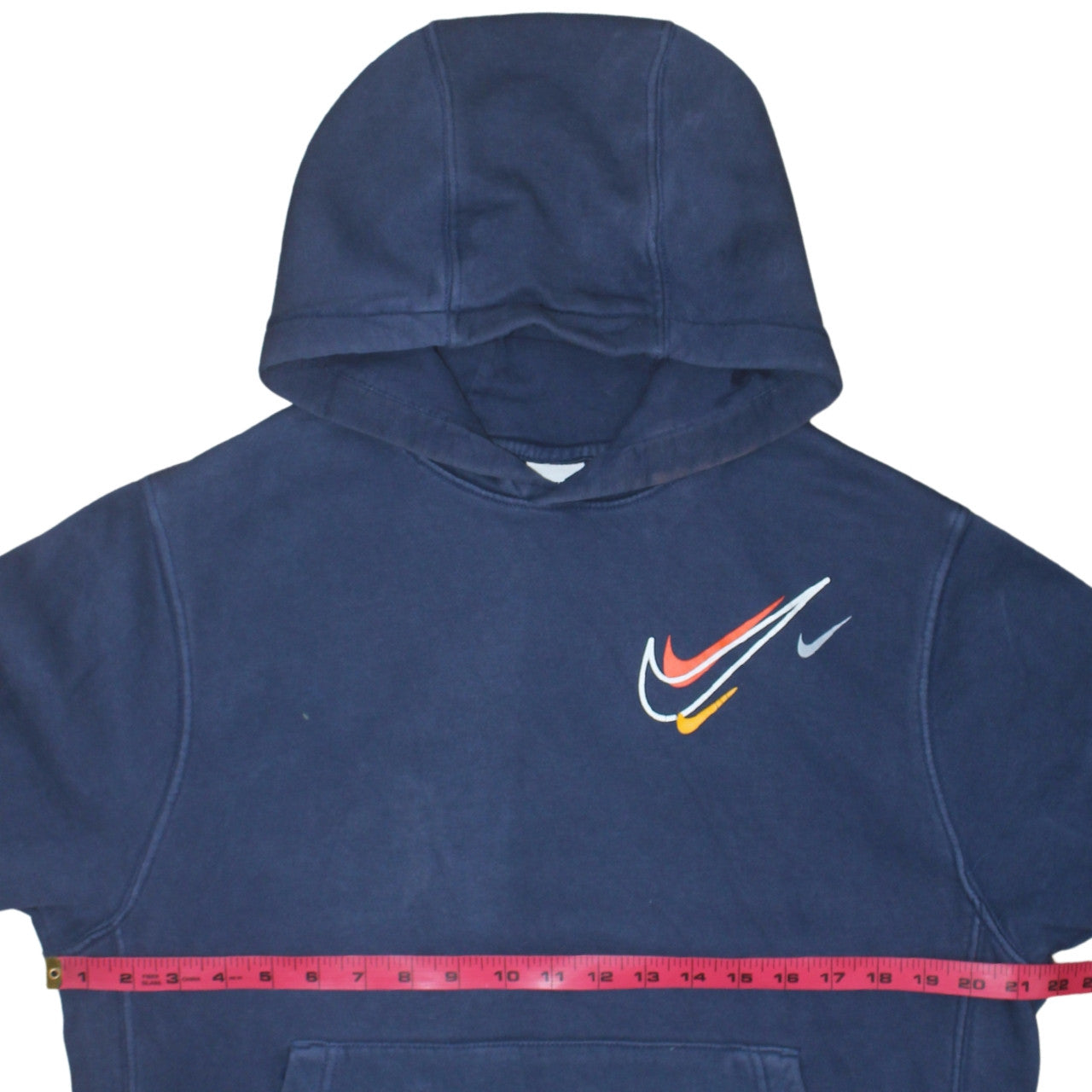 Nike Men's Blue Pullover Hoodie Small Regular Fit Fleece Sweatshirt