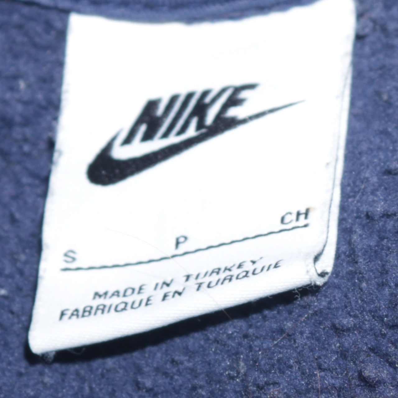 Nike Men's Blue Pullover Hoodie Small Regular Fit Fleece Sweatshirt