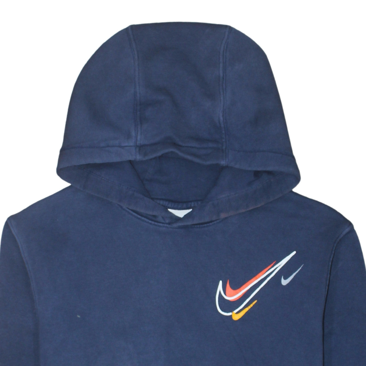Nike Men's Blue Pullover Hoodie Small Regular Fit Fleece Sweatshirt