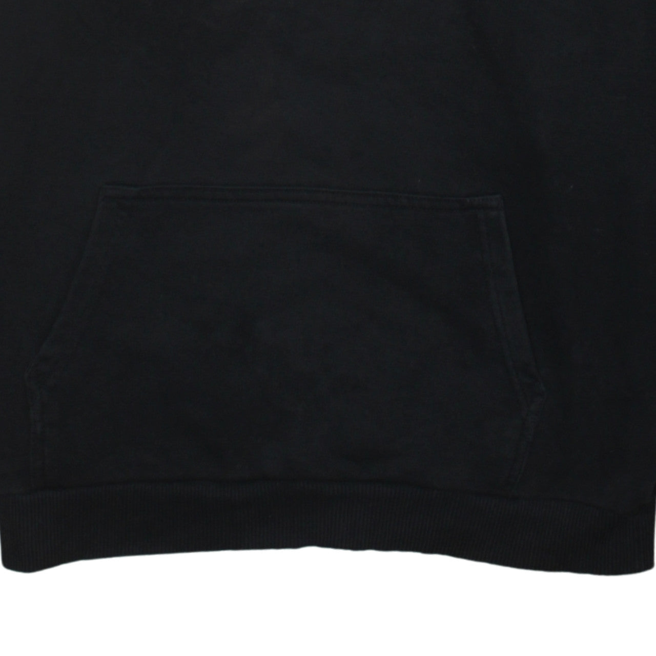 Fila Mens Black Hoodie S Pullover Logo Tape Trim Cotton Blend