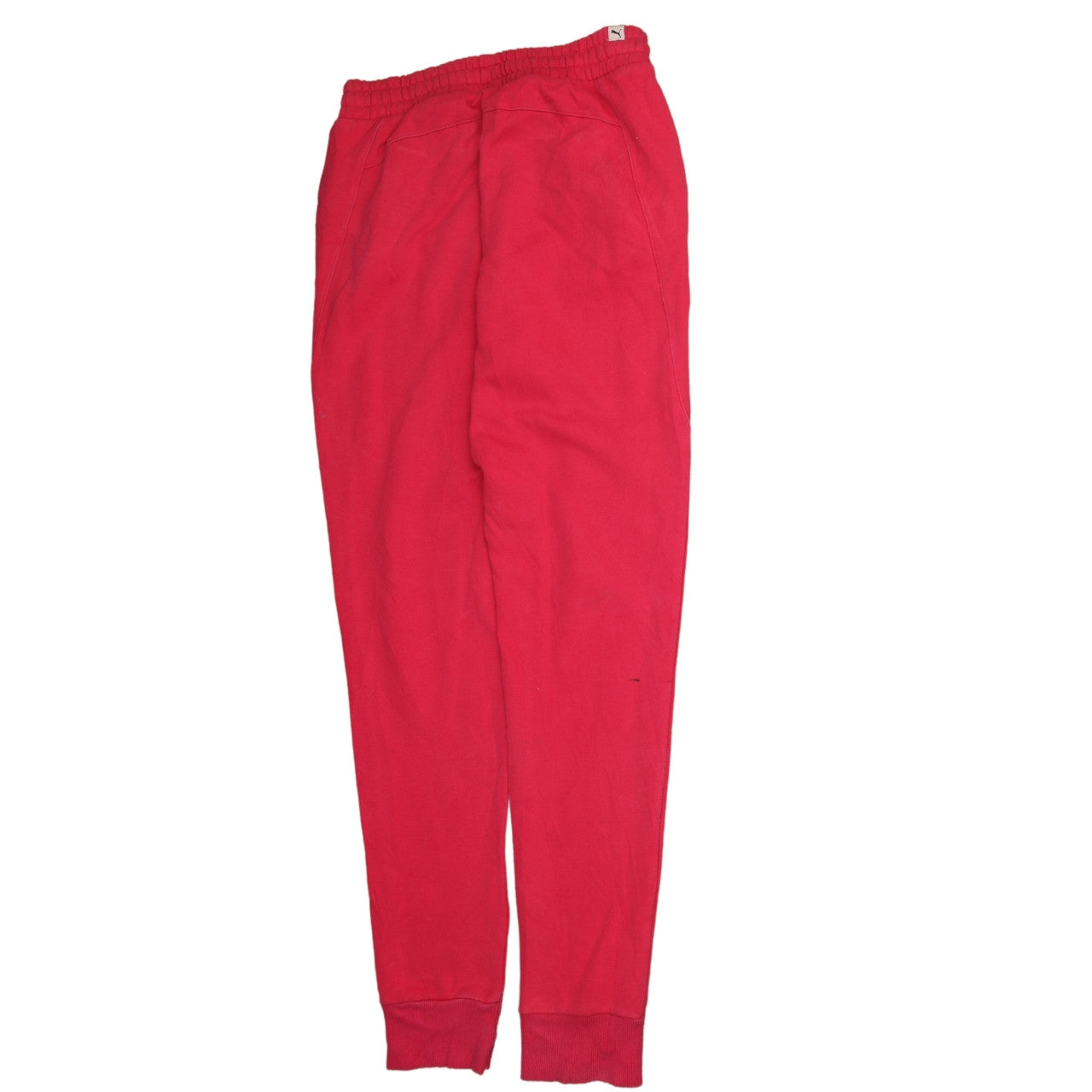 Puma Womens Red Jogger Sweatpants Size 8 Regular Fit Fleece