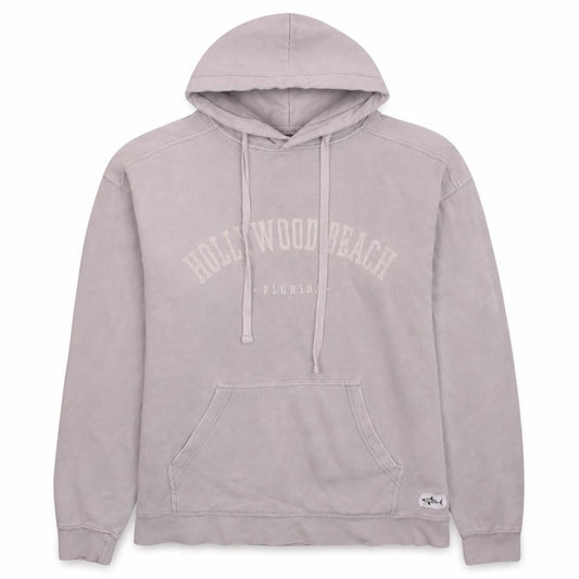 Shark Tee Men's Grey Hollywood Beach Pullover Hoodie Small