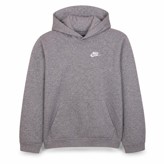 Nike Boys Grey Pullover Hoodie XL Regular Fit Fleece Sweatshirt